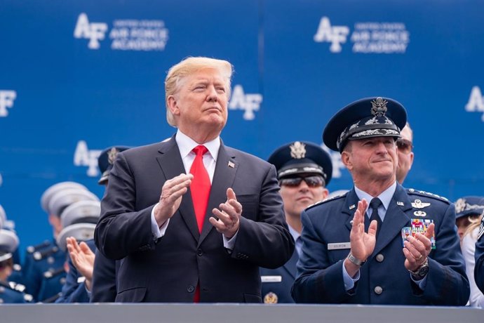 Trump attends USAF Academy graduation ceremony