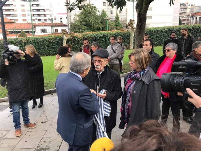 Fallece el asturiano Vicente García Riestra, el último español superviviente de un campo de concentración