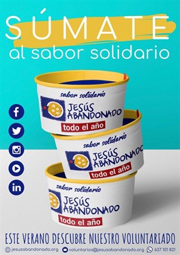 La Fundación Jesús Abandonado llama a la sociedad a "sumarse" a un verano "con sabor solidario"
