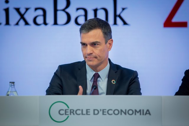 PedrPedro Sánchez en el Círculo de Economía