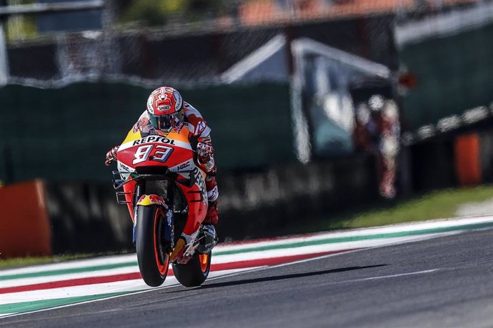 Motociclismo/GP Italia.- Marc Márquez: "La 'pole' es importante, pero sobre todo lo es empezar en primera final"