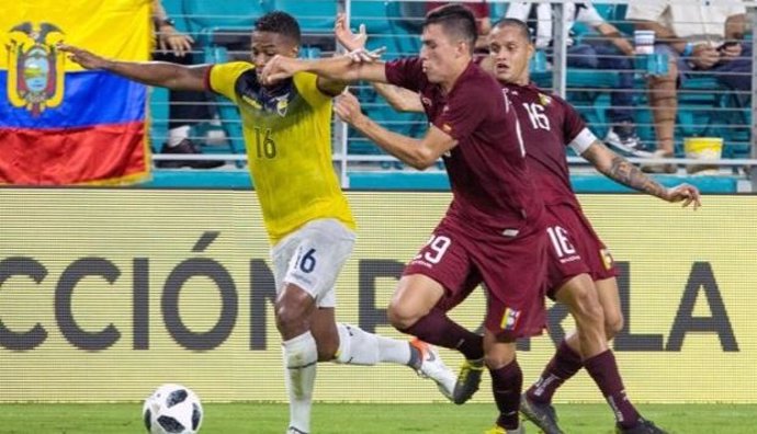 Ecuador empata con Venezuela en un partido amistoso previo a la Copa América