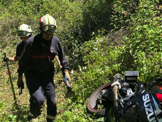 Sucesos.- Rescatada una mujer accidentada en el monte Beriáin