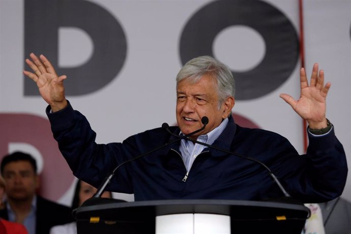 El líder de Morena, Andrés Manuel López Obrador