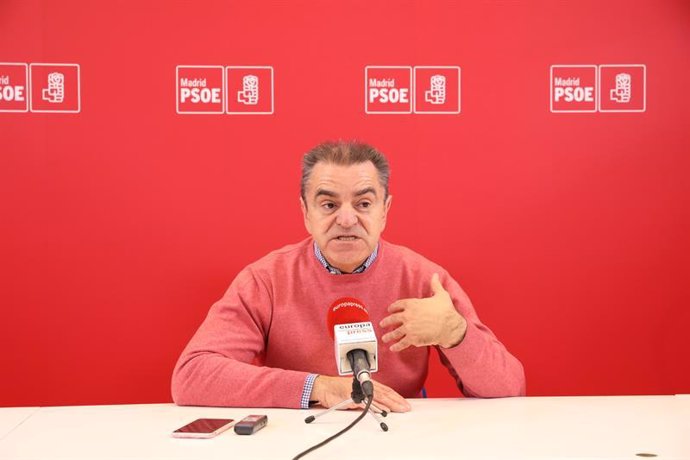 SECRETARIO GENERAL DEL PSOE-M, JOSE MANUEL FRANCO, EN LA SEDE DE SU PARTIDO