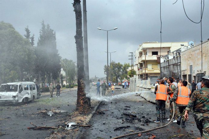 Atentado suicida con coche bomba en Homs