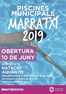 Las tres piscinas municipales de Marratxí abren al público el 10 de junio