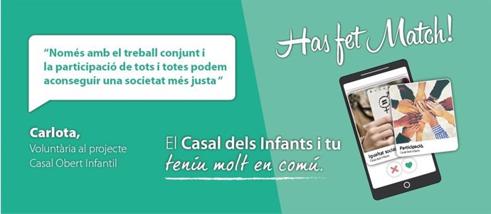 El Casal dels Infants busca 600 voluntarios para llegar este verano a 1.600 niños vulnerables