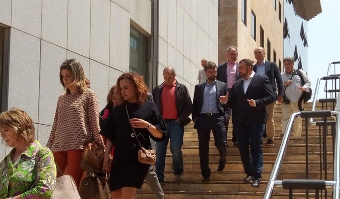 26M.- Oviedo- Barbón (PSOE) Recuerda A Canteli Que Ha Conseguido Los Peores Resultados Para El PP En La Ciudad