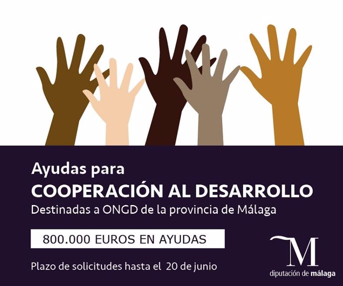 Málaga.- Abierto el plazo para solicitar las ayudas para Cooperación al Desarrollo 2019 de la Diputación