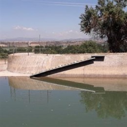 Endesa installa una rampa d'evacuació per a animals al canal de Balaguer (Lleida)