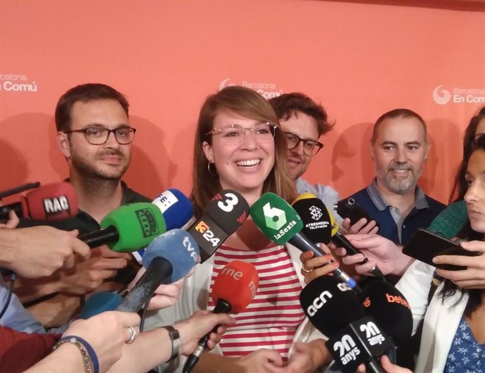 AV.- BComú pide a ERC y PSC dejar de lado las "líneas rojas" para gobernar juntos en Barcelona