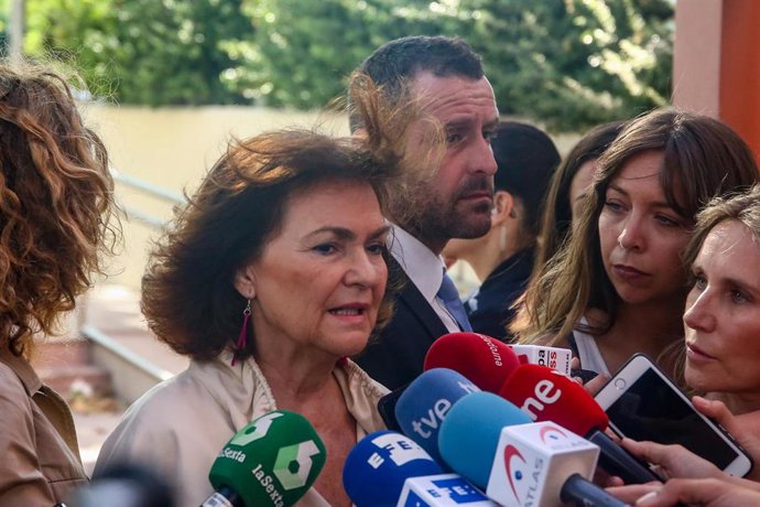 Carmen Calvo preside la clausura de las II Jornada sobre Huérfanos de Violencia de Género