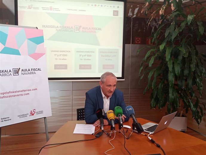 La Hacienda foral presenta Aula Fiscal Navarra, una web para "promover la responsabilidad tributaria"