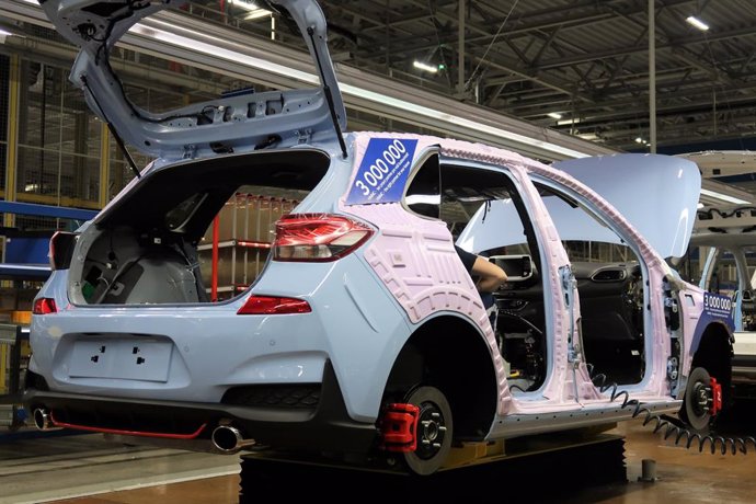 Economía/Motor.- Hyundai alcanza tres millones de vehículos producidos en su planta de Nosovice (República Checa)