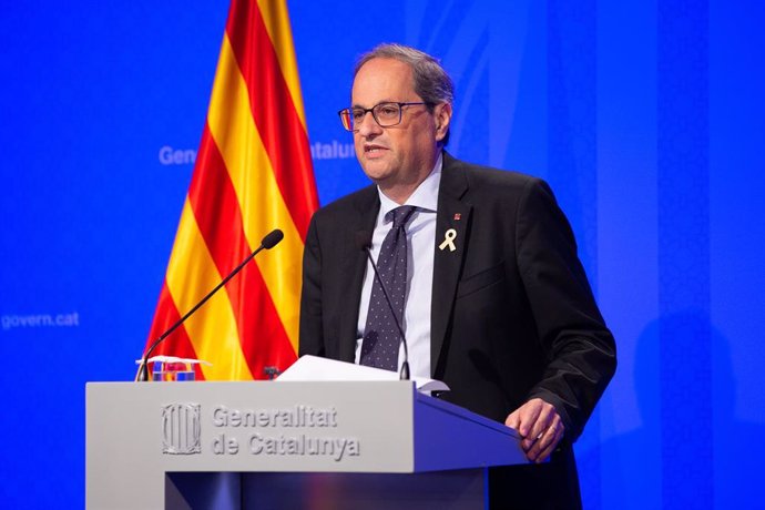 Rueda de prensa del Govern de la Generalitat sobre el balance del primer año de gobierno