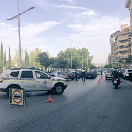 Control de la Policía Local en Jaén