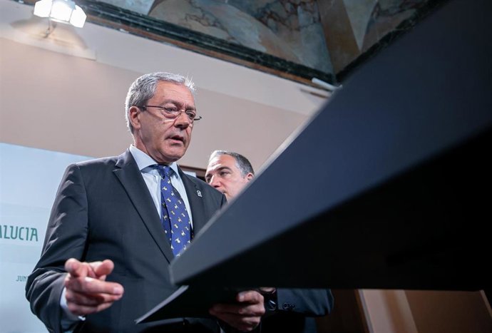 Rueda de prensa posterior a la reunión semanal del Consejo de Gobierno de la Junta de Andalucía