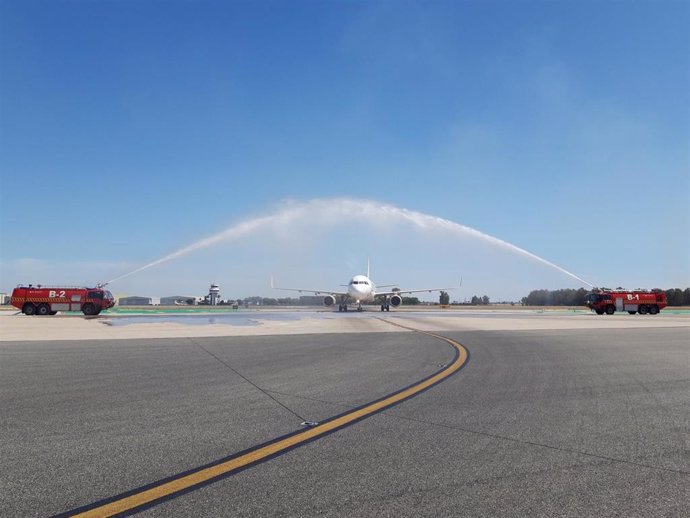 Sevilla.- Vueling incorpora un nuevo avión en el aeropuerto