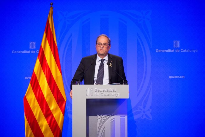 Roda de premsa del Govern de la Generalitat sobre el balan del primer any de govern
