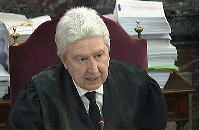 El fiscal Fidel Cadena durante el juicio por el 'procés'