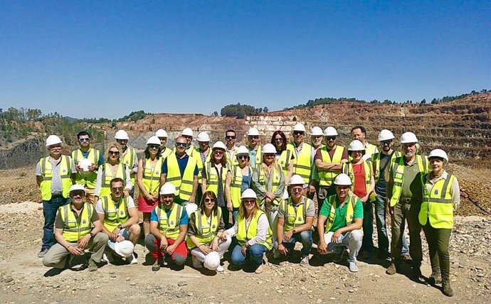 Huelva.- Empresarios turísticos visitan el patrimonio histórico y natural de Riotinto