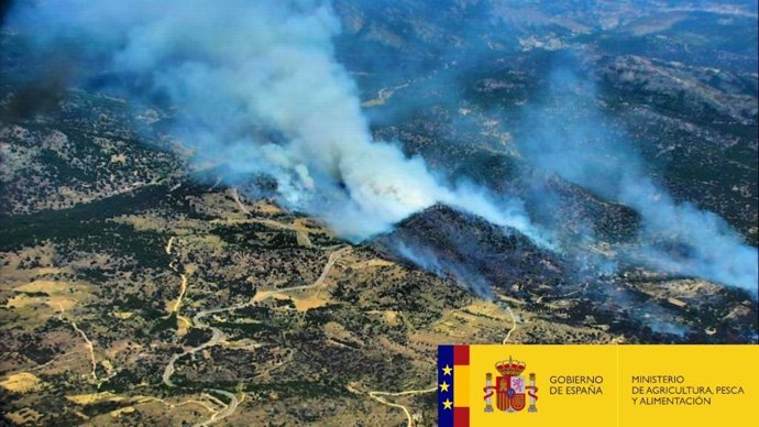 Incendios.- Declarado nivel 1 en un incendio en el Hoyo de Pinares (Ávila)