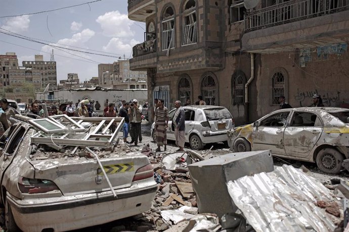 Saudi-led coalition in Yemen launches airstrikes on Sanaa