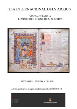 El Arxiu del Regne de Mallorca celebra este viernes una visita guiada para celebrar el Día Internacional de los Archivos