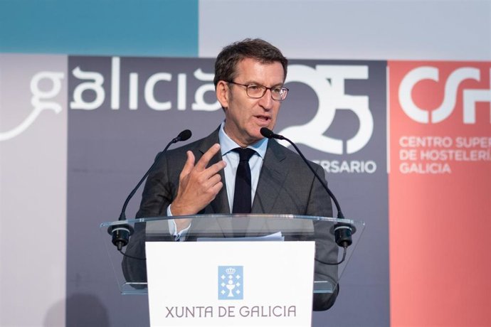 Xacobeo.- Feijóo erige el Centro Superior de Hostelería en "un proyecto de país" y elogia su contribución al Xacobeo