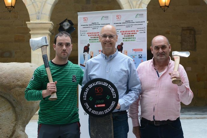 Bilbao acogerá este sábado un inédito campeonato de aizkolaris escaladores