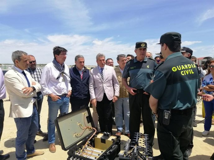 Cádiz.- El Gobierno refuerza su dispositivo 'Plan Rocío Seguro' para el cruce de hermandades en Bajo de Guía