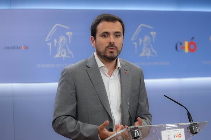 Audiencia del Rey a Alberto Garzón Espinosa, de Izquierda Unida