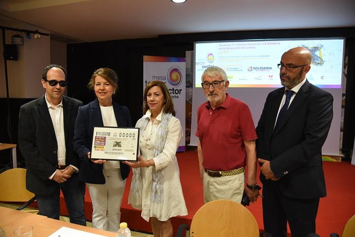 Sánchez espera que la recaudación de la X Solidaria del IRPF alcance en 2019 los 11 millones de euros en C-LM