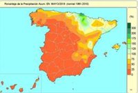 Mayo de 2019, el cuarto más seco desde 1965