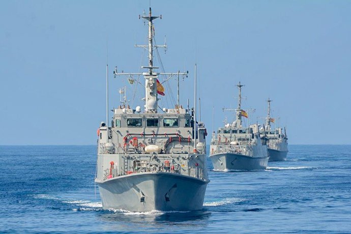 Los cazaminas 'Segura' y 'Turia' realizarán dos jornadas de puertas abiertas en Santander