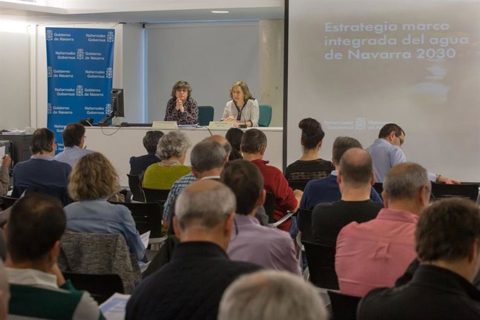 Más de 60 agentes participan en una sesión de trabajo sobre la Estrategia Marco Integrada del Agua en Navarra 2030