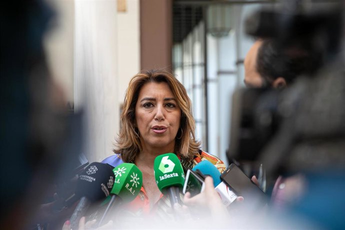 Sevilla.- Susana Díaz lamenta el "duro y triste golpe" de la muerte del futbolista José Antonio Reyes
