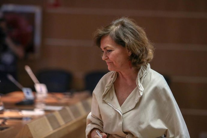 Carmen Calvo preside la clausura de las II Jornada sobre Huérfanos de Violencia de Género