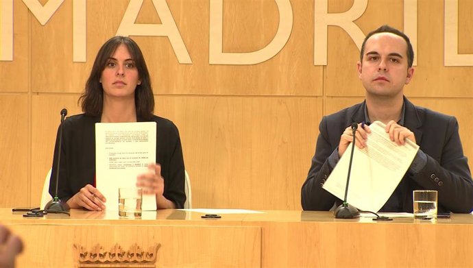 Rueda de prensa en el Ayuntamiento de Madrid después de la reunión de la Junta de Gobierno