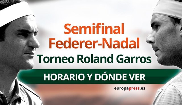 Horario y dónde ver la semifinal Federer-Nadal en Roland Garros