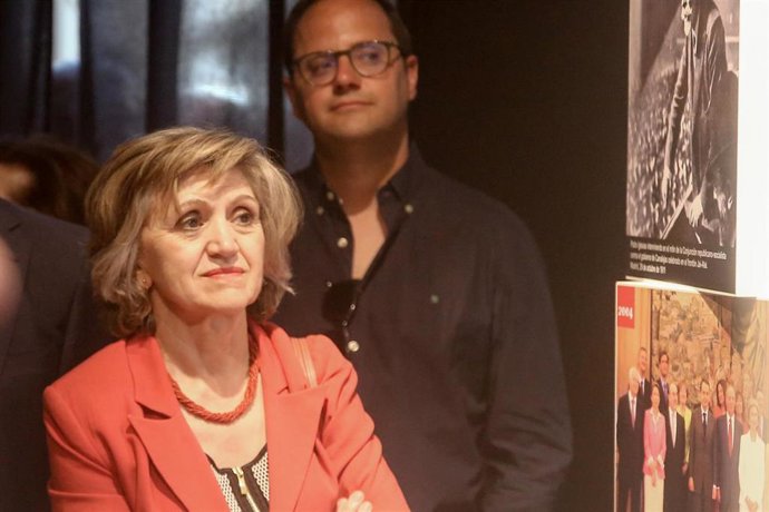 Apertura oficial de la exposición "140 años de progreso", con la que el PSOE celebra sus 140 años de historia, celebrado en el Centro Cultural Daoiz de Madrid