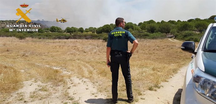 Investigada una persona supuesto autor de un delito del incendio de El Hoyo de Pinares (Ávila) por negligencia grave