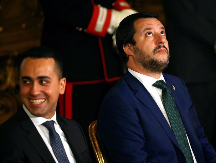 AMP.- Italia.- Salvini y Di Maio hablan por teléfono para desbloquear la acción del Gobierno de Italia