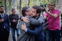 El Govern, ERC, JxCat i la CUP acudeixen a donar suport a Jové abans de la seva declaració al TSJC