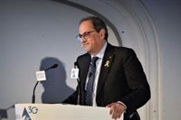 Quim Torra demana als empresaris que reclamin a l'Estat una millor gestió d'"infraestructures vitals"