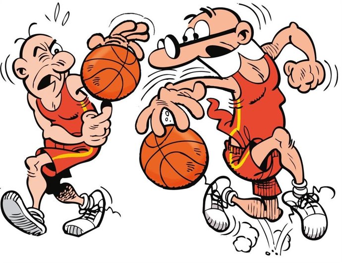 Baloncesto.- Mortadelo y Filemón 'vuelven' a las canchas por el Mundial de Baloncesto de China