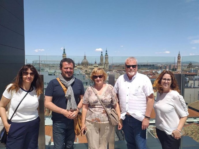 Zaragoza.- Un grupo de periodistas del sur de Francia conoce la oferta cultural y patrimonial de la ciudad