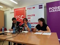 El PSC i Podem de Sabadell fixen un decleg de mesures que inclou un "pacte anticorrupció"