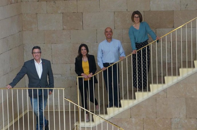 Los cuatro concejales de Ciudadanos presentan sus credenciales en el Ayuntamiento de Logroño